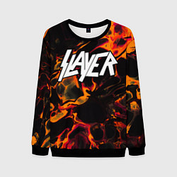 Мужской свитшот Slayer red lava