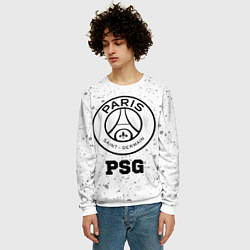 Свитшот мужской PSG sport на светлом фоне, цвет: 3D-белый — фото 2