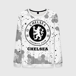 Свитшот мужской Chelsea sport на светлом фоне, цвет: 3D-белый