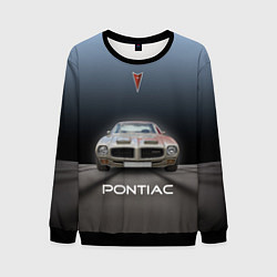 Свитшот мужской Американский масл-кар Pontiac, цвет: 3D-черный