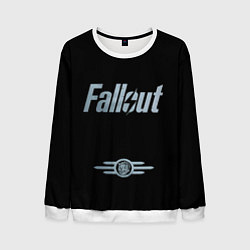Свитшот мужской Fallout - Logo, цвет: 3D-белый