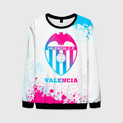 Свитшот мужской Valencia neon gradient style, цвет: 3D-черный