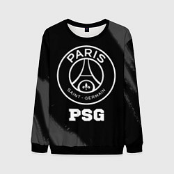 Свитшот мужской PSG sport на темном фоне, цвет: 3D-черный