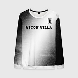 Свитшот мужской Aston Villa sport на светлом фоне посередине, цвет: 3D-белый