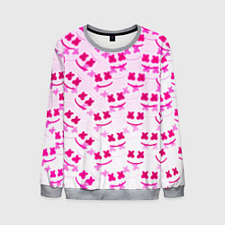 Свитшот мужской Marshmello pink colors, цвет: 3D-меланж