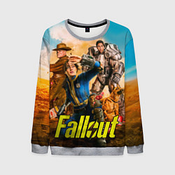 Свитшот мужской Fallout all, цвет: 3D-меланж