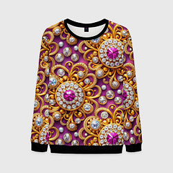Мужской свитшот Ювелирный паттерн
