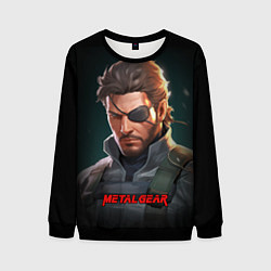 Свитшот мужской Веном Снейк из игры Metal gear, цвет: 3D-черный