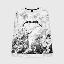 Свитшот мужской Metallica white graphite, цвет: 3D-белый