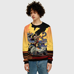 Свитшот мужской Hades Загрей принц Подземного мира, цвет: 3D-черный — фото 2