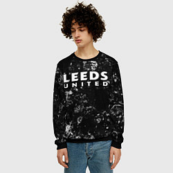 Свитшот мужской Leeds United black ice, цвет: 3D-черный — фото 2