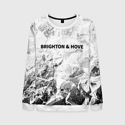 Свитшот мужской Brighton white graphite, цвет: 3D-белый