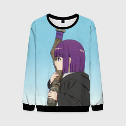 Свитшот мужской Ферн в небе, цвет: 3D-черный