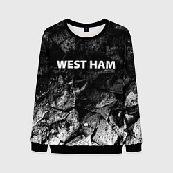 Свитшот мужской West Ham black graphite, цвет: 3D-черный