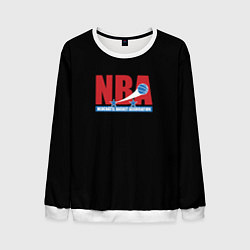 Свитшот мужской NBA sport basketball, цвет: 3D-белый