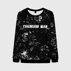 Свитшот мужской Chainsaw Man black ice, цвет: 3D-черный