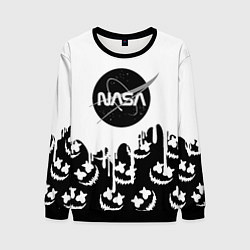 Свитшот мужской Marshmello x Nasa, цвет: 3D-черный