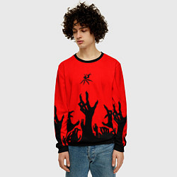 Свитшот мужской V1 Ultrakill, цвет: 3D-черный — фото 2