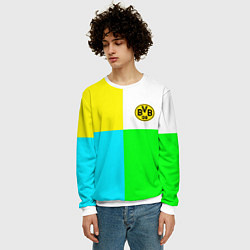 Свитшот мужской Borussia color cport, цвет: 3D-белый — фото 2