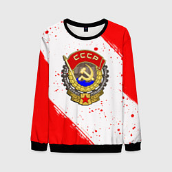 Свитшот мужской СССР краски спорт, цвет: 3D-черный