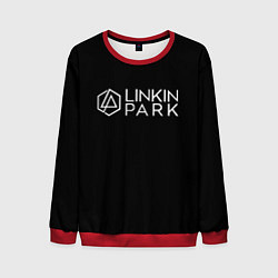Свитшот мужской Linkin parrk logo chester, цвет: 3D-красный