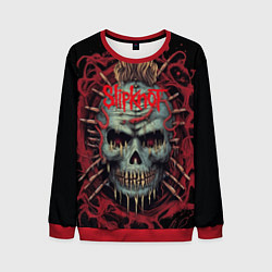 Мужской свитшот Slipknot череп зомби