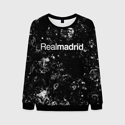 Свитшот мужской Real Madrid black ice, цвет: 3D-черный