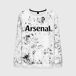 Свитшот мужской Arsenal dirty ice, цвет: 3D-белый