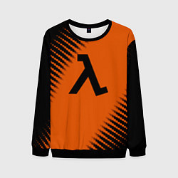 Свитшот мужской Half life orange box, цвет: 3D-черный