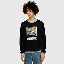 Свитшот мужской Юбисофт гейм радуга 6, цвет: 3D-меланж — фото 2