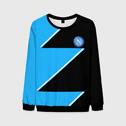 Мужской свитшот Napoli fc geometry blue