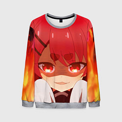 Свитшот мужской Моя подруга олениха Нокотан Нэко Нэкоямада, цвет: 3D-меланж