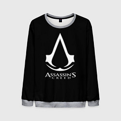 Свитшот мужской Assassins Creed logo game, цвет: 3D-меланж