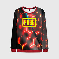 Свитшот мужской PUBG соты броня, цвет: 3D-красный