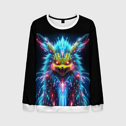 Свитшот мужской Terrible Pikachu - nightmare, цвет: 3D-белый