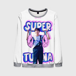 Свитшот мужской BTS Super Tuna, цвет: 3D-меланж