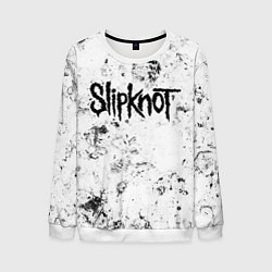 Свитшот мужской Slipknot dirty ice, цвет: 3D-белый