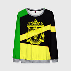 Свитшот мужской Liverpool geometry sport, цвет: 3D-меланж