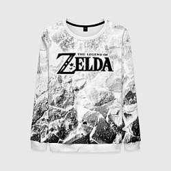 Свитшот мужской Zelda white graphite, цвет: 3D-белый