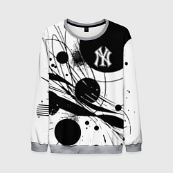 Мужской свитшот New York Yankees baseball team - abstraction