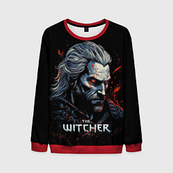 Свитшот мужской The Witcher blood, цвет: 3D-красный