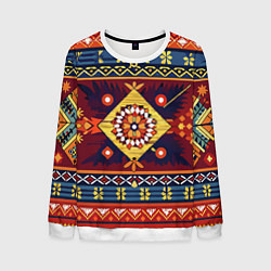 Мужской свитшот Стиль советского ковра узоры и орнамент
