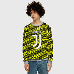 Свитшот мужской Juventus pattern fc, цвет: 3D-меланж — фото 2