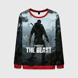 Свитшот мужской Кайл Крейн Dying light the beast, цвет: 3D-красный
