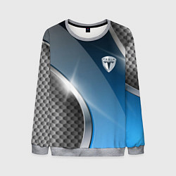 Мужской свитшот Tesla carbon steel