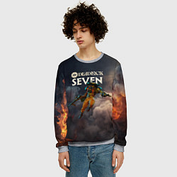 Свитшот мужской Deadlock Seven, цвет: 3D-меланж — фото 2