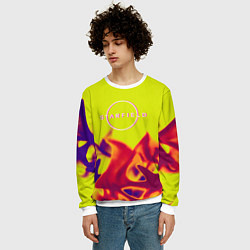 Свитшот мужской Starfield fire steel, цвет: 3D-белый — фото 2