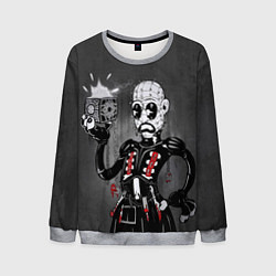 Свитшот мужской Восставший из ада - Мультфильм, цвет: 3D-меланж