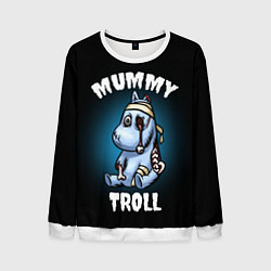 Свитшот мужской Mummy troll, цвет: 3D-белый