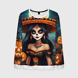 Мужской свитшот Страшилки ведьмочка